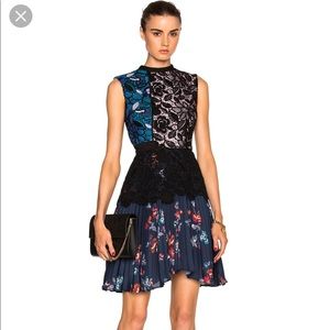 Self Portrait Nina pleated mini dress